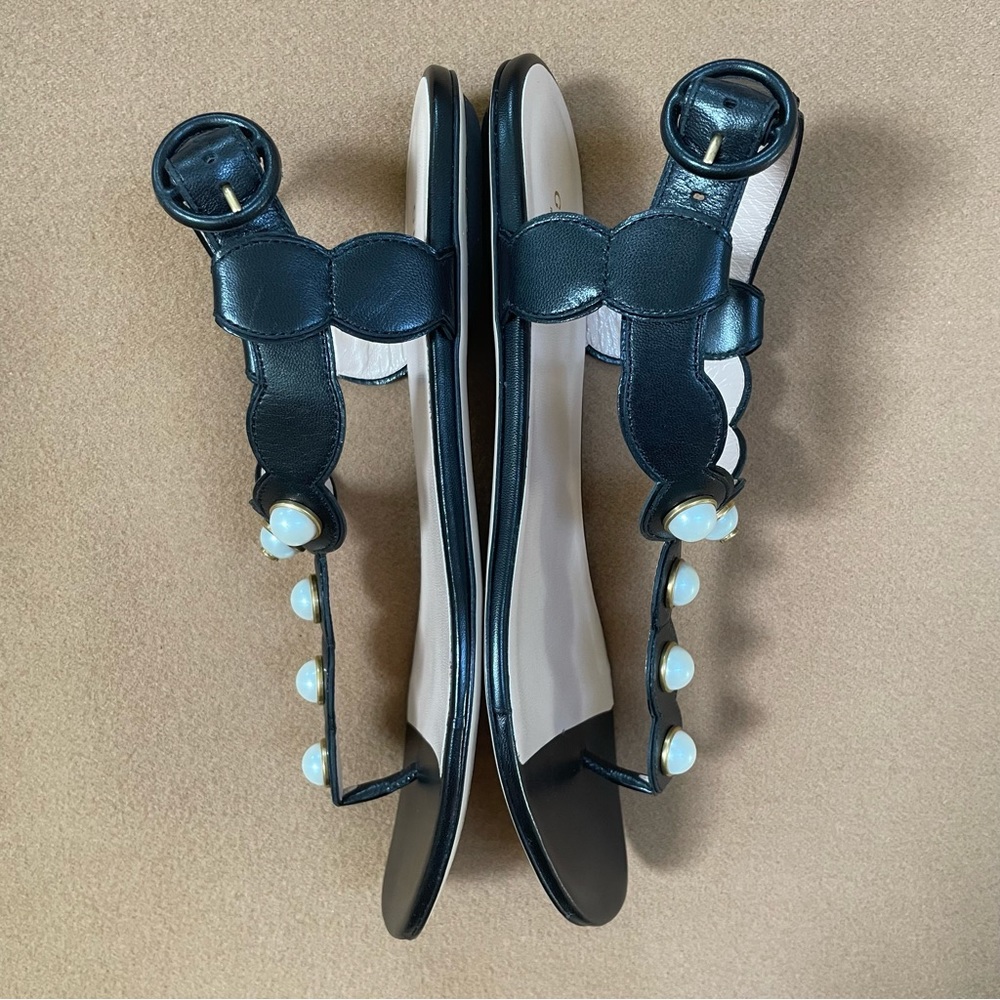 GUCCI Willow Pearl Thong Sandals - Picture 5 of 14